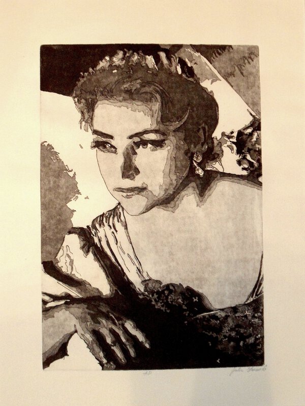 Esmeralda. 2011. Intaglio. 20 x 26 in. (50.8 x 66 cm).