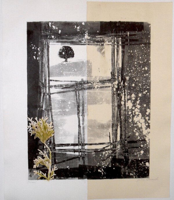 Window to Memories. 2010. Monotype. 15 x 18 in. (38.1 x 45.7 cm).